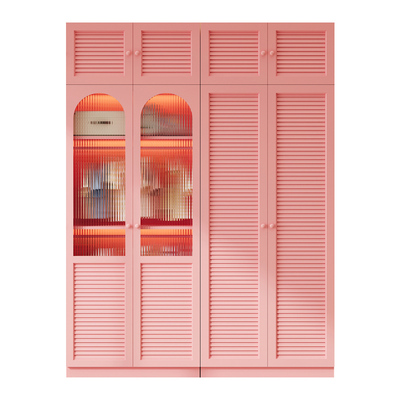 多巴胺加厚儿童衣柜卧室家用组合