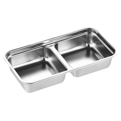 304不锈钢饭盒长方形内胆电热饭盒配件密封盖单双格隔断保鲜盖子