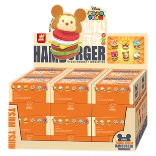 GOLDLOK迪士尼松松TSUMTSUM汉堡拼工坊可爱潮玩手办盲盒摆件礼物