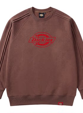 Dickies男秋季休闲宽松圆领卫衣