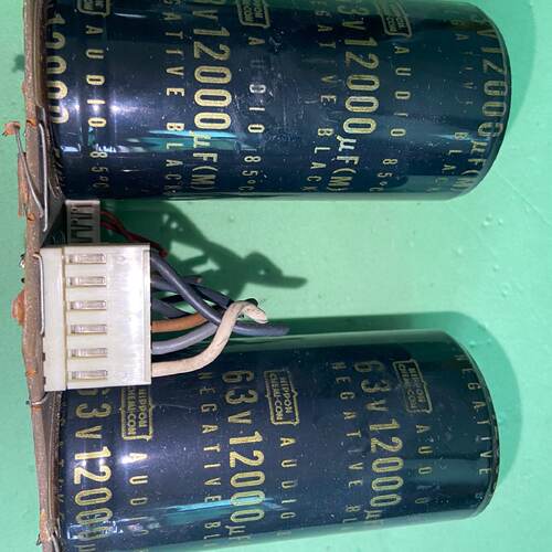 议价美国化工63V12000UF 音频专用滤波电容 AUDIO系维修