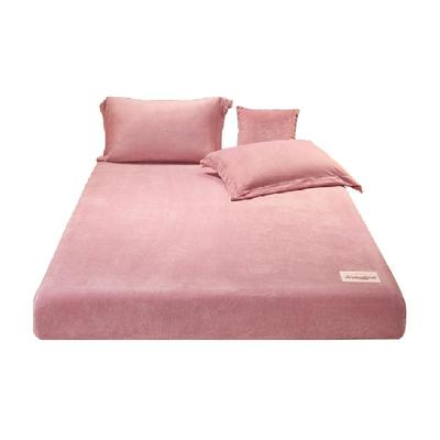 博洋牛奶绒床笠双面加绒床罩防滑