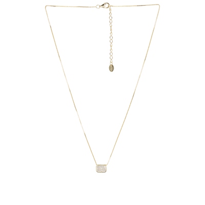 SHASHI EMERALD CUT BEZEL 项链 金属REVOLVE小众新款