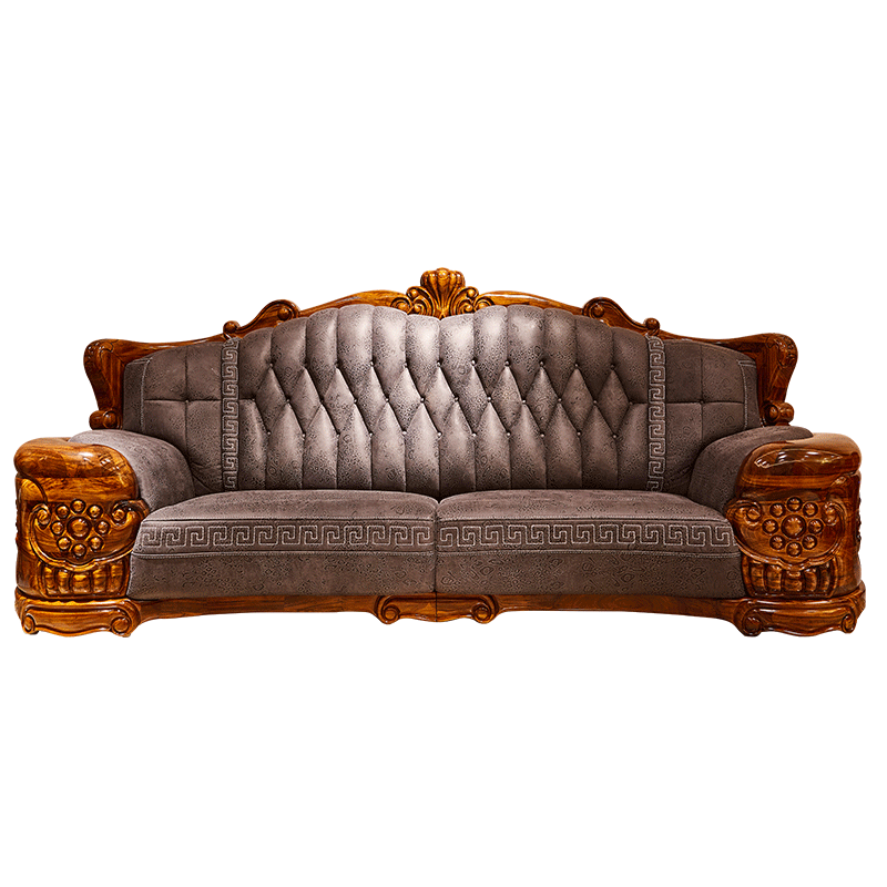 伦达欧式乌金木全实木客厅真皮沙发口碑评测啥样?千万不要买真假？是造谣？