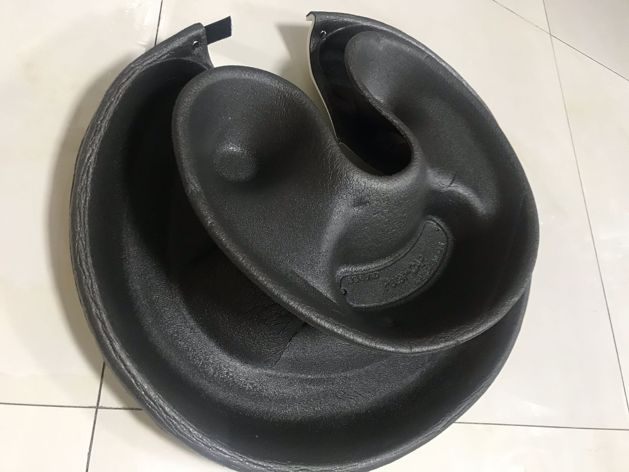 韩国烫发垫肩/灰色定型小托盘泡沫重量轻可折叠耐脏美发店专用