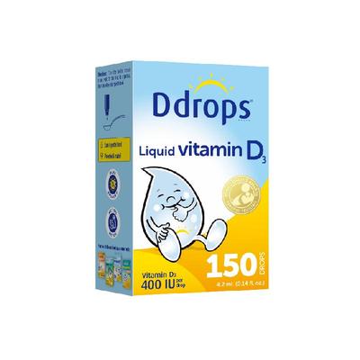 Ddrops进口婴儿儿童维生素D3滴剂
