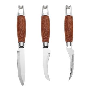 虾线刀厨房多功能食品级刀片不锈钢家用水果刀苹果削皮刀工具