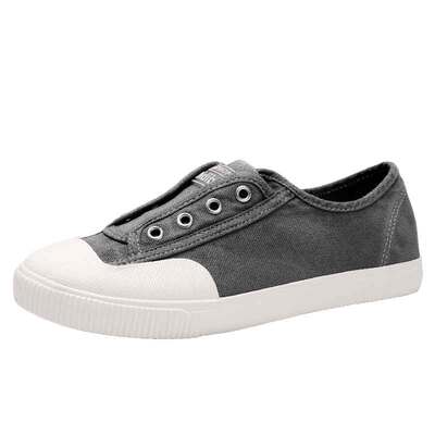 比迪比软底帆布鞋低帮