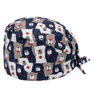 手术室帽子女男纯棉通用护士月子化疗包头牙科口腔诊所医生工作帽