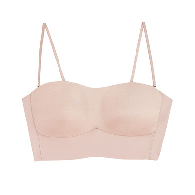 梧桐本色文胸光面无痕无钢圈露肩