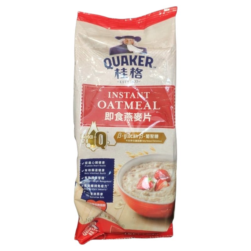 桂格即食燕麦片200g香港QUAKER