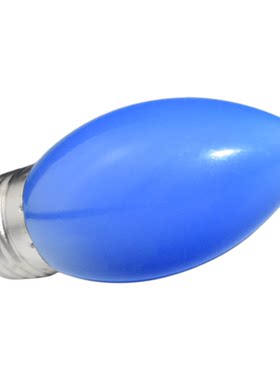 LED蜡烛灯E27B22E14红色拜神灯泡供佛灯神台灯泡灯笼球泡彩色尖泡