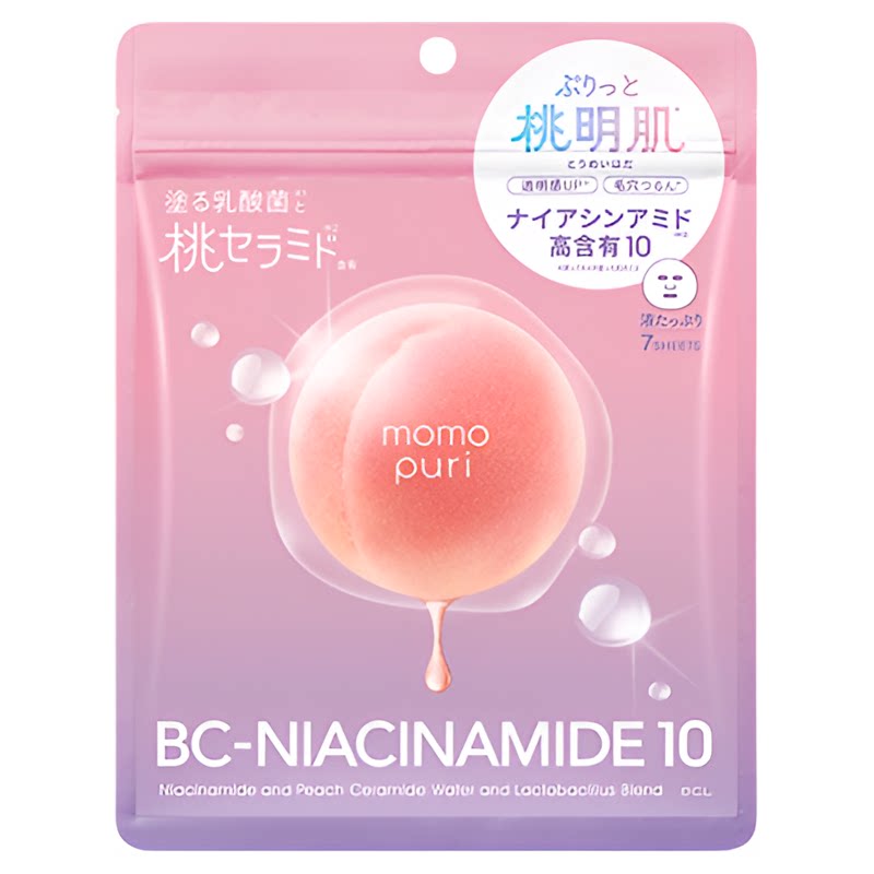 日本BCL桃子面膜momopu贴片面膜