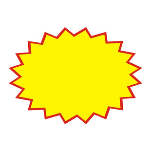 小号爆炸贴 超市价格标签折扣POP广告纸手机零食特价商品标价牌签