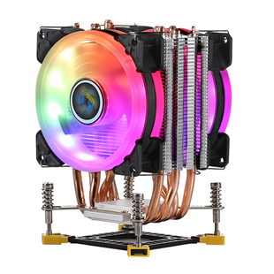 1700 6铜管CPU散热器X58X79双路服务器主板1155 1366 2011CPU风扇