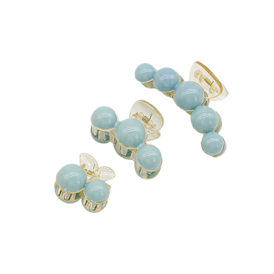 zozo抓夹树脂小清新珠珠发抓发饰