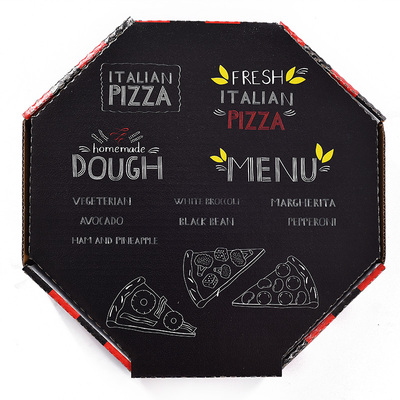 新款10寸打包加硬比萨点心盒