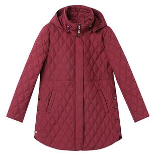 大码妈妈秋装夹棉外套棉服轻薄款中老年人棉衣女秋冬季老太太棉袄