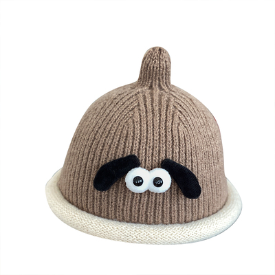 超萌奶嘴保暖儿童毛线帽