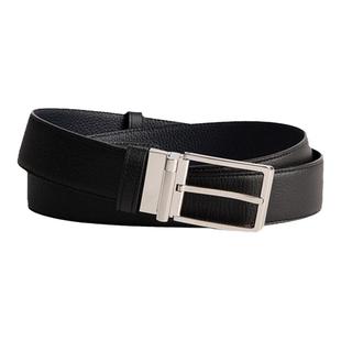 【新年礼物】dunhill登喜路男士35 毫米双面圆针扣粒面皮带腰带