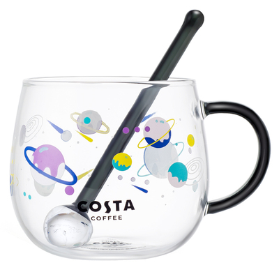 清库存costa玻璃杯波普星咖冷变杯网红变色杯咖啡杯神秘星球杯