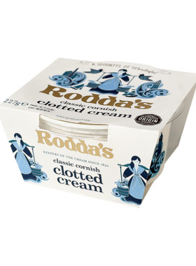 【227g】英国康沃尔稀奶油凝脂奶油Rodda'sCornishCream即食涂抹