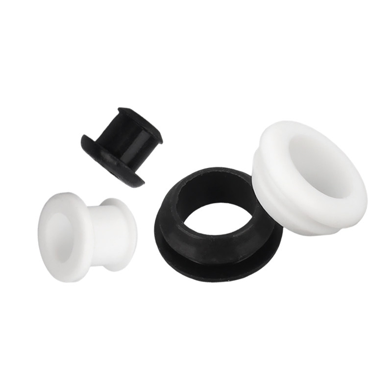 耐高温硅胶快装单面护线圈保护套配电箱电线密封过线出线孔护线套