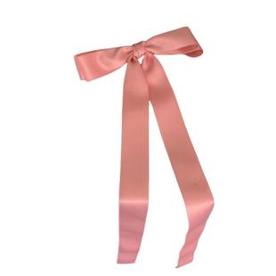 超长飘带蝴蝶结发夹顶夹法式少女芭蕾风发卡丝带弹簧夹后脑勺夹子