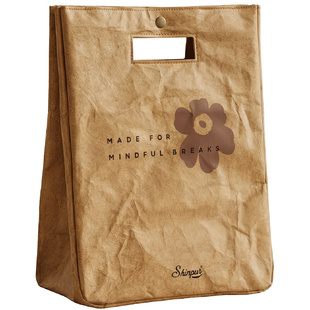 象普男女通勤餐食收纳袋外出野餐大容量保温袋加厚铝箔便携午餐包