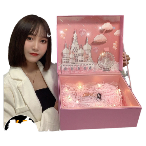 礼物盒高级生日礼品盒创意礼盒包装空盒子仪式感精美送男生大号