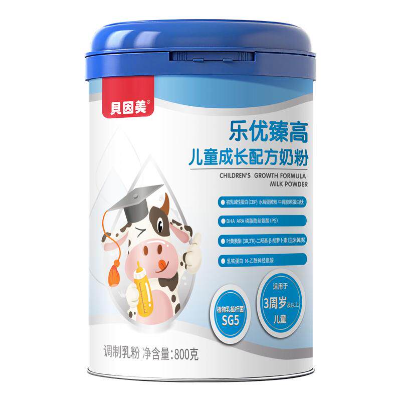贝因美儿童奶粉10岁以上学生专用