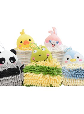 洁丽雅立体卡通雪尼尔擦手巾
