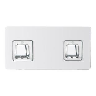 家用强力挂钩透明卡扣粘胶免打孔无痕贴片浴室墙壁贴备用胶粘钩