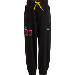 Adidas/阿迪达斯正品儿童裤子乐高积木联名休闲运动长裤HS1153