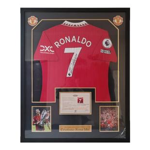 定制无损球衣装裱相框足球NBA篮球签名服装收藏纪念展示画框挂墙