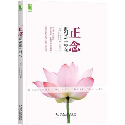 【当当网】正念 此刻是一枝花 正念减压之父乔·卡巴金代表作 阐明正念冥想的精髓和方法 找回平静、专注、清明、幸福 正版书籍