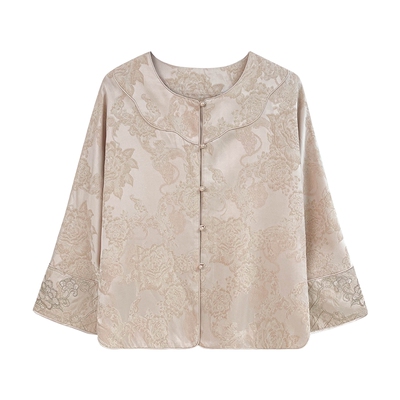 JKJS【菀烟垂】人丝提花外套国风