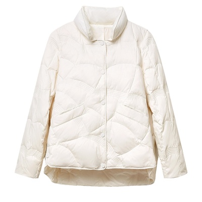 佐菲伦中国风立领祥云图羽绒服女