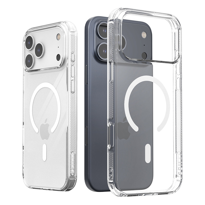 韩国araree四角防摔磁吸手机壳适用苹果iPhone17/Pro/Max/Air透明保护套全包气囊软壳17ProMax保护壳MagSafe