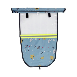 电动车电瓶车伸缩雨棚配件大全雨布折叠售后链接不兼容其他品牌