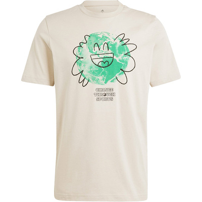 Adidas/阿迪达斯正品M CHANGE EARTH男子圆领运动短袖IL5407