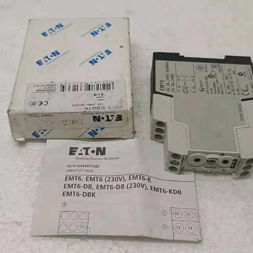 Eaton EMT6 Thermistor Overload Relay NO/NC, 3 A, 2 W, 24- 24