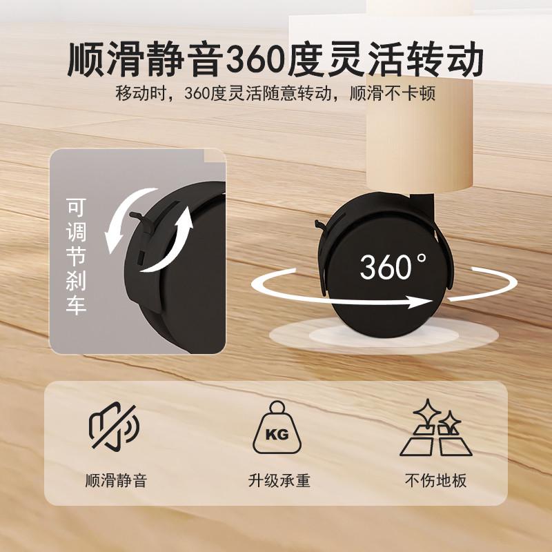 打印机置物架落地双层复印机支架办公室可移动多层带轮收纳托架子