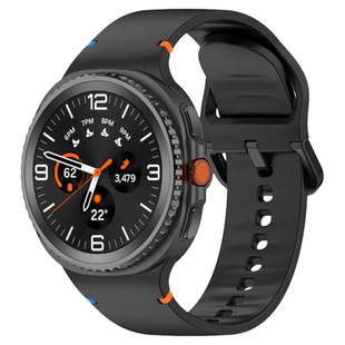 适用于三星Galaxy watch8 Classic智能手表表带Samsung官方同款车线硅胶腕带个性男女款运动透气替换配件表链