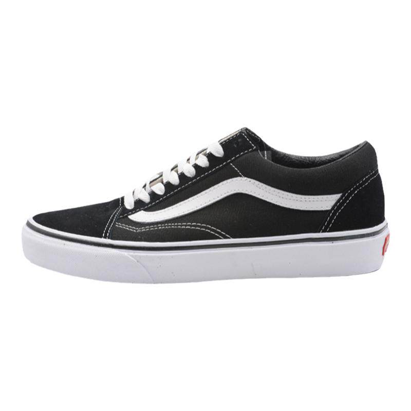 VANS范斯黑白Old Skool Black情侣经典低帮休闲鞋板鞋VN000D3HY28