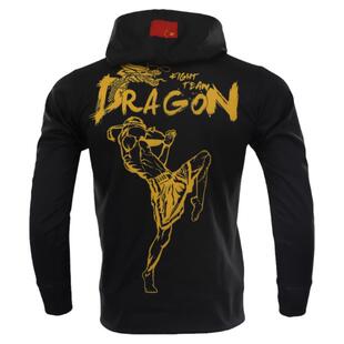 中国龙MMA搏击UFC长袖格斗运动卫衣男外套健身衣泰拳击播求武林风