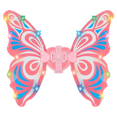 儿童发光玩具蝴蝶精灵翅膀公主