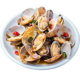 青岛吧唧小厨麻辣蛤蜊开袋即食花蛤花甲嘎啦肉罐头装香辣海鲜熟食