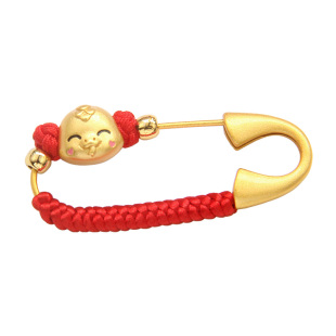 生肖马龙蛇宝宝新生儿压惊别针婴儿童防惊吓挂件孕妈平安胸针配饰