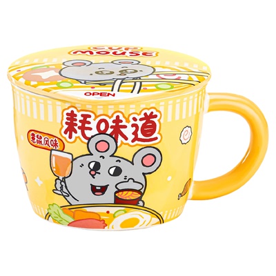 言仓美叽和大鼠联名泡面碗